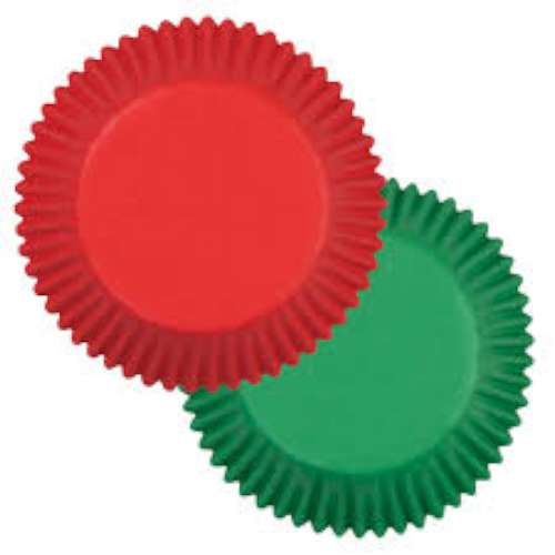 Red/Green Cupcake Papers